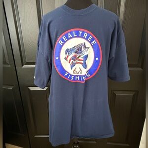 Realtree Fishing Navy Tee